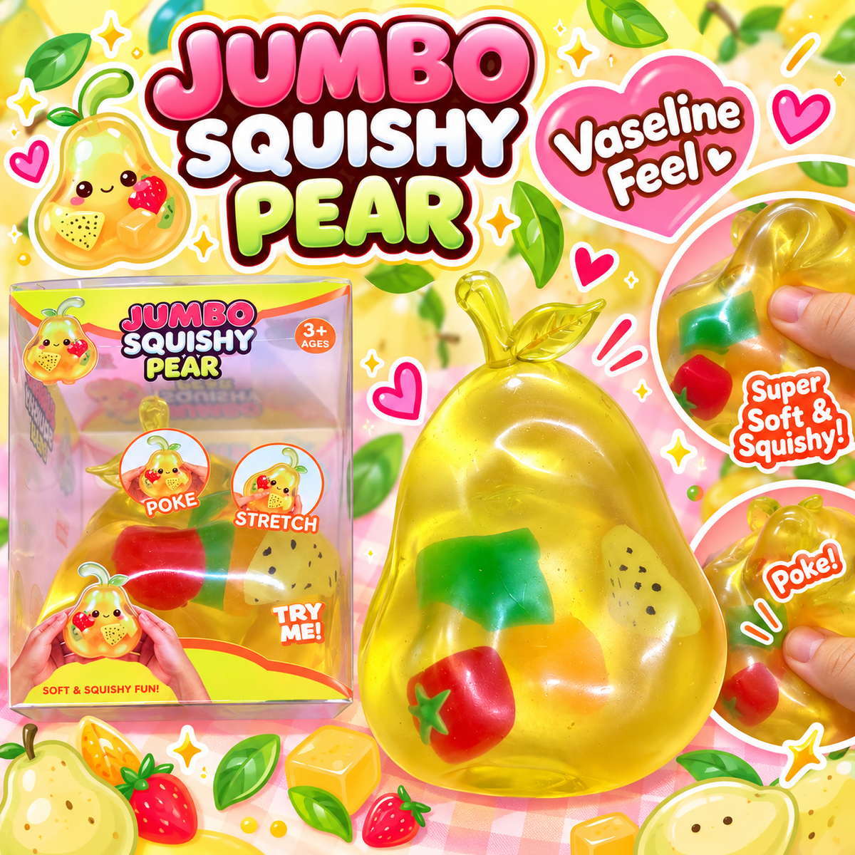Vaseline Assorted Fruit Pear