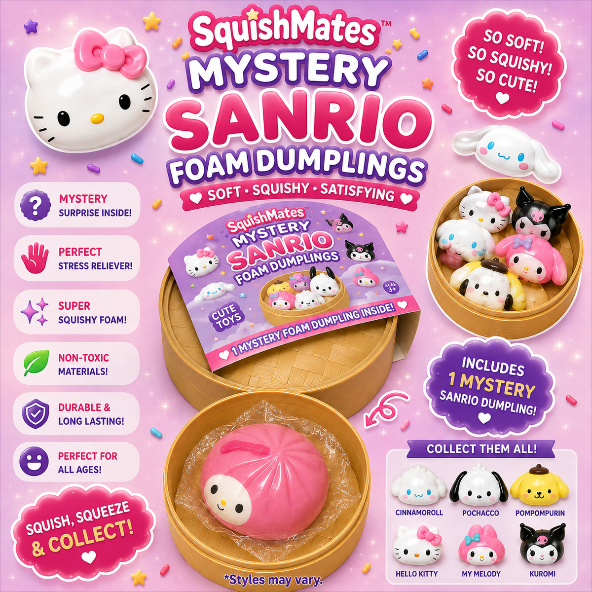 Mystery Sanrio Foam Dumpling