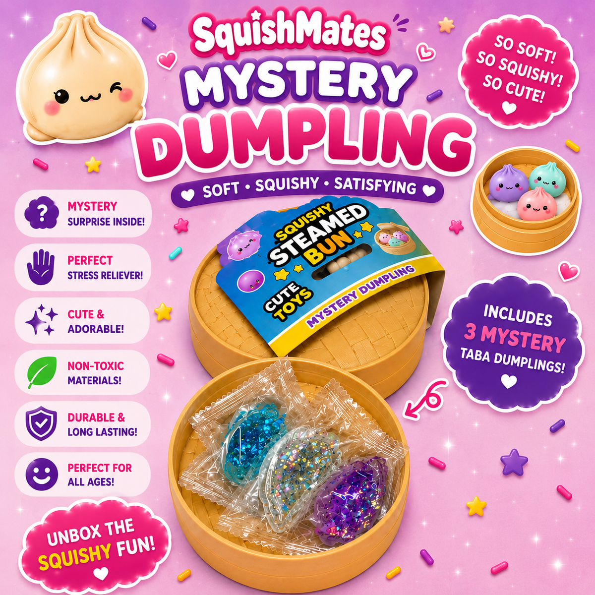 Mystery 3pc TABA Dumplings