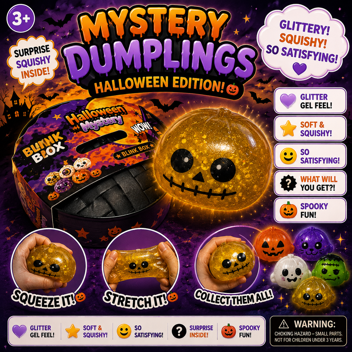 Halloween Mystery Dumplings