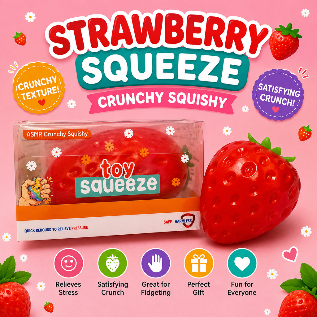 Crunchy Strawberry Squishy