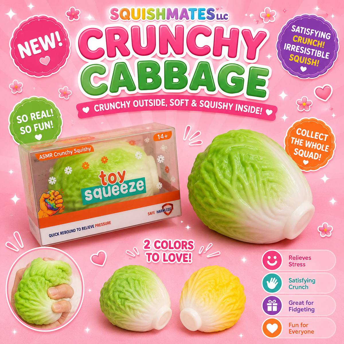 Crunchy Cabbage Squishy 🥬✨