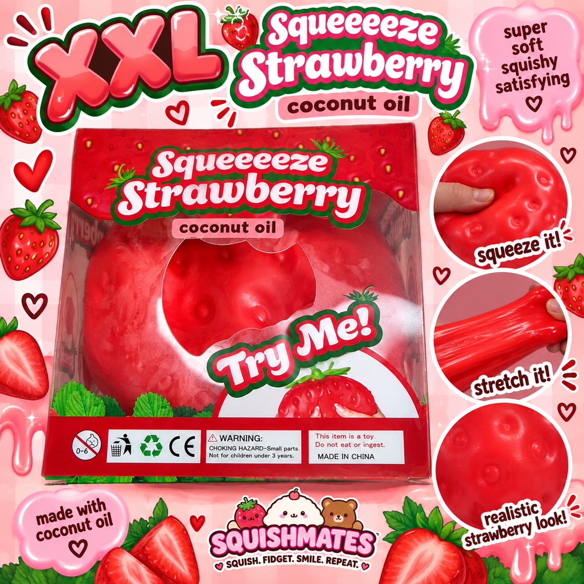 XXL Coconut Oil Strawberry