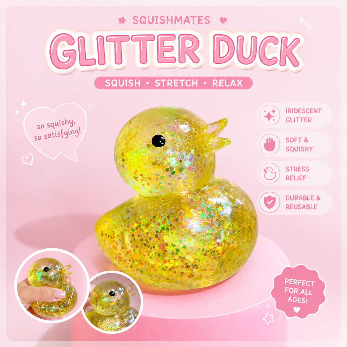 Sugar Rubber Ducky Squishy