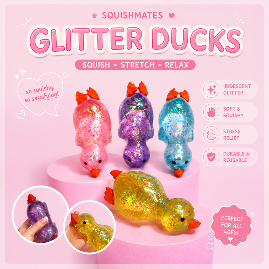 Glitter Sugar Duck Squishy