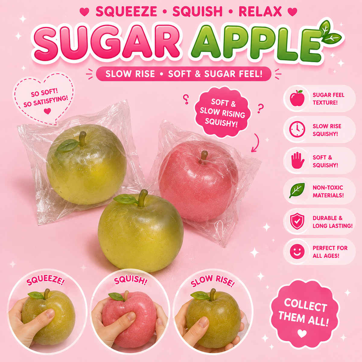 Sugar Apple Slow-Rise Squishy