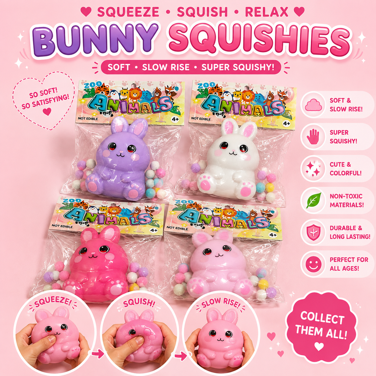 Bunny Slow-Rise Squishy