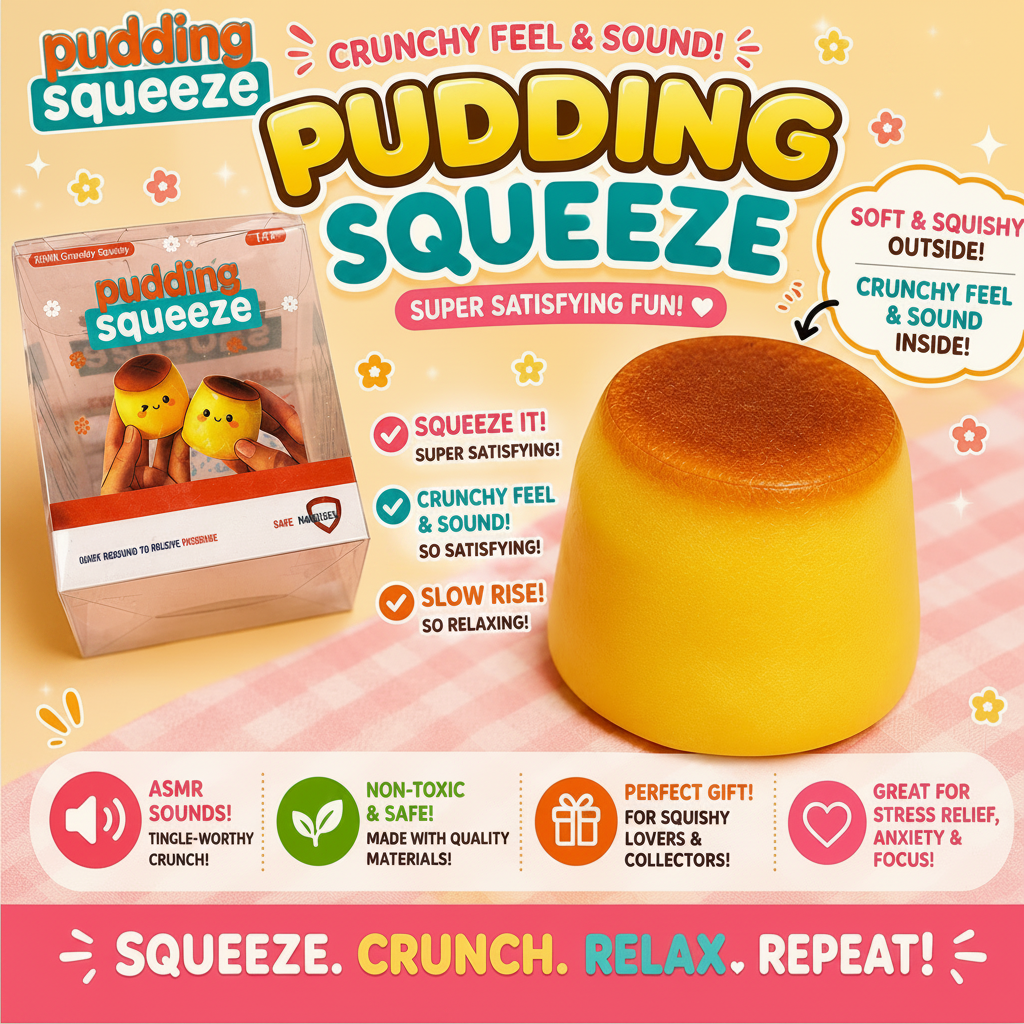Crunchy Pudding Squishy
