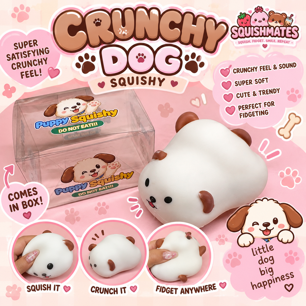 Crunchy Dog Squishy – Puppy Squishy