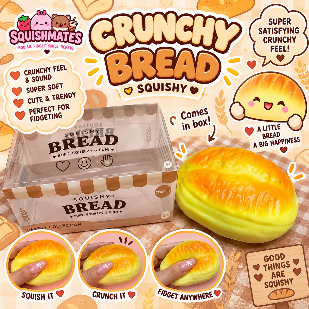 Crunchy Bread Squishy – Bakery Squishy