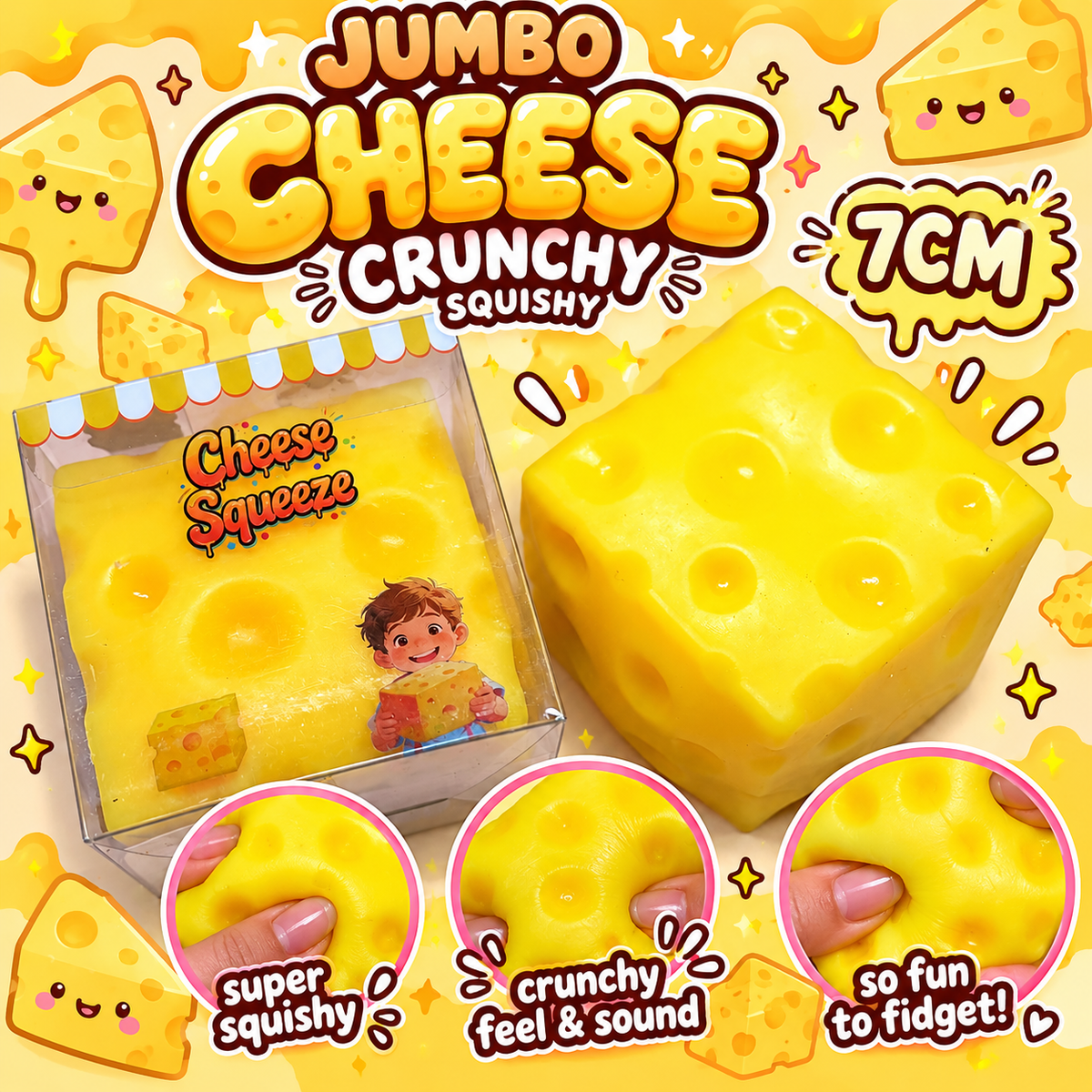 7CM BIG Crunchy Cheese