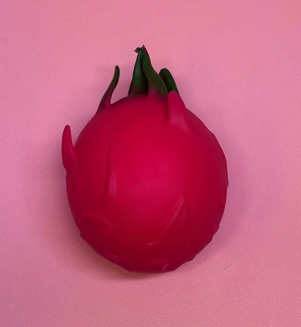 Small Dragon Fruit Shaving Cream Filled Squishy