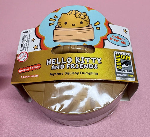 Authentic Hello Kitty and Friends Mystery Squishy Dumpling – Golden Edition