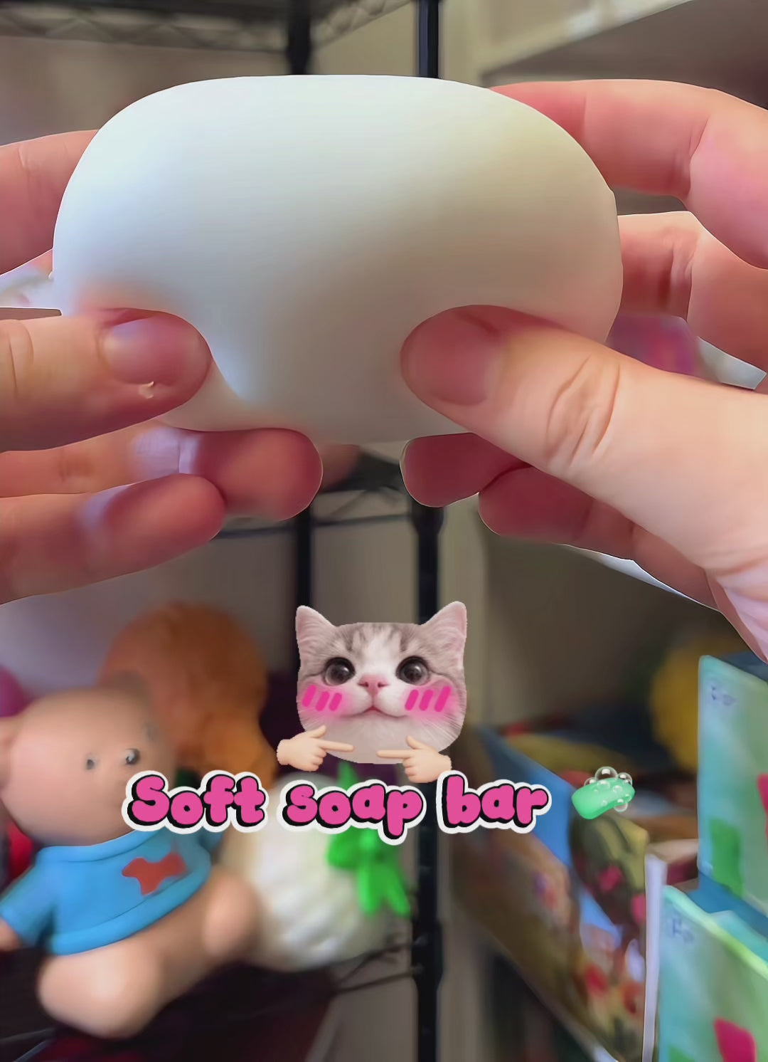Soft Soap Shaving Cream Filled Squishy